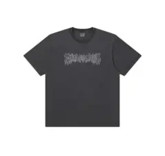 RACER WORLD WIDE ウォッシュドブラックオーバーサイズTシャツ - メルカリ