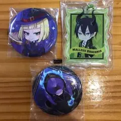 ディズニー ツイステッドワンダーランド　アクリルキーホルダー　缶バッチ