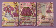 星宮いちご ピンクトルテコーデ 3枚セット 【アイカツ】