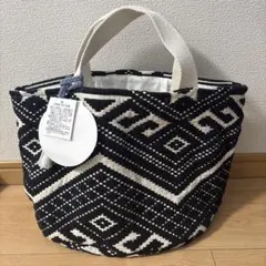 幾何学模様トートバッグ