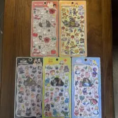 ディズニー プチドロップステッカー 5種セット