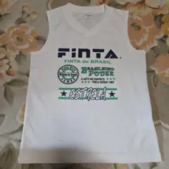 FINTA Vネックシャツ 140 ホワイト