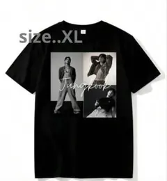 大人気❣️ JUNG KOOK ☆両面プリント♡Tシャツ【Mサイズ】【ホワイト