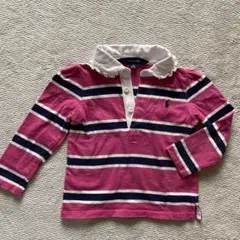Ralph Lauren ボーダー柄ポロシャツ　90