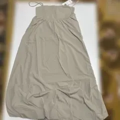 グレイッシュベージュ バルーンキャミドレスのサムネイル