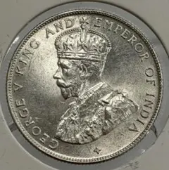 1935年特年ニュージーランドワイタンギ記念シリング銀貨ジョージ5世／マオリ戦士 1935年特年ニュージーランドワイタンギ記念シリング銀貨ジョージ5世