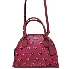 COACH バレンタイン ハート柄 2WAYバッグ F33852