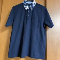 NEWYORKER ネイビー ポロシャツ L