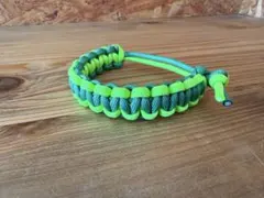 パラコード ブレスレット グリーン ハンドメイド