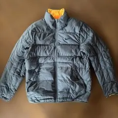 Nike キルティングジャケット ブラック/オレンジ