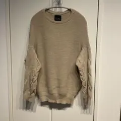 URBAN RESEARCH ROSSO 片畦ニットプルオーバー