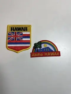 ヴィンテージ 刺繍 ワッペン 1970 1980 アメリカ カリフォルニア州 F 希少レア】【新品未使用】アメリカヴィンテージ 刺繍ワッペン 2個