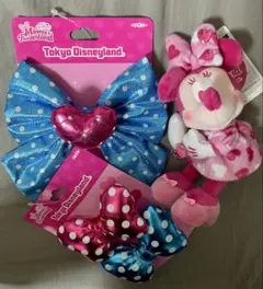 パルパルーザ ミニー 3点セット キーチェーン ミニーヘアアクセサリーセット