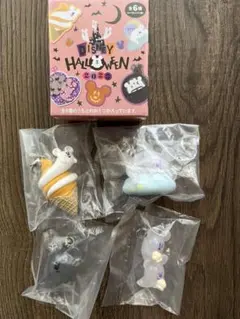 【未使用】 ディズニーハロウィン2025 ＊おばけチャーム4種セット