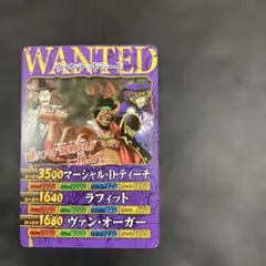希少】ワンピーベリーマッチ ウォンテッドシート メモリアルマッチ