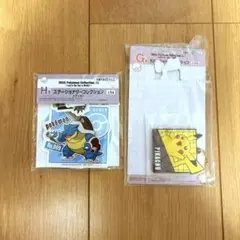 ポケモン　一番くじ　ラバーチャーム　ピカチュウ　ステーショナリー　セット