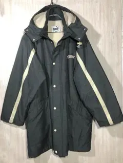 90s　PUMA　プーマ　ロングジャケット　 ベンチコート　ヒットユニオン