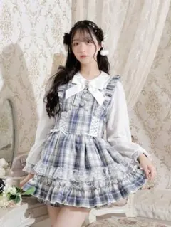 Fairy love Gingham check ワンピース - メルカリ