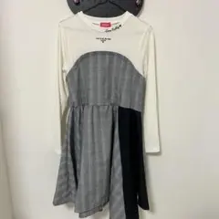Love Rabby ドッキングワンピース チェック 160のサムネイル