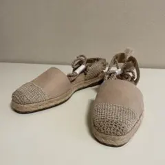 未使用 ZARA ザラ エスパドリーユ サンダル