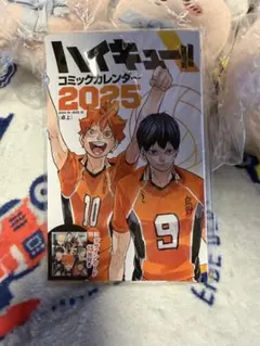 ハイキュー!! コミックカレンダー2025 　卓上　特製デザインカード15枚付き