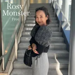 週末値下　rosy monster ロージーモンスター　シャツ　グレーF 新品 2025年最新】ロージーモンスター rosy monsterの人気アイテム