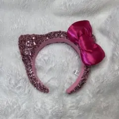 【まとめ買い割引】キティ カチューシャ USJ スパンコール ピンク