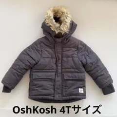 4T ファー付き中綿コート フードつき OshKosh