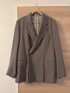 AURALEE WOOL MAX GABARDINE jacket グレージュ Auralee Light Wool Max Gabardine Jacket in Top Brown Curated at