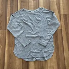 AMERICAN HOLIC M 長袖Tシャツ グレー　ブラック　ボーダー