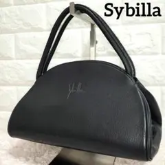 Sybilla シビラ 変形 ハーフムーンハンドバッグ 着物和装 ブラックのサムネイル