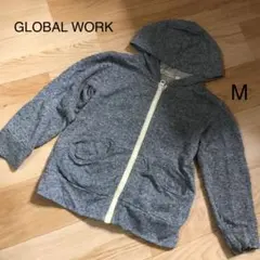 グローバルワーク  M キッズ　ジップアップ　パーカー