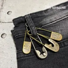 ランドリーピン ヴィンテージ アンティーク 安全ピン レトロ 古着 グランジ