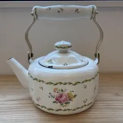 エジリー　インペリアルローズ　ホーロー　ケトル　やかん　薔薇　ローズ　姫　雑貨 エジリー ホーローケトル インペリアルローズⅡ 2.3L 日本製 IH対応