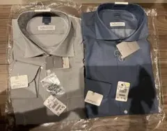 ジュンコ・シマダJSオム　長袖Yシャツ2枚セットグレースト・ブルー新品未使用品