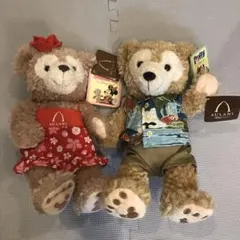 アウラニ ダッフィー シェリーメイ ぬいぐるみ 2点セット