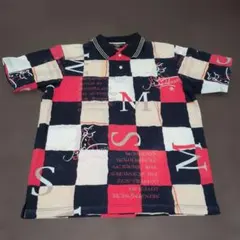 希少90s 総柄 Munsing wear ヴィンテージ ポロシャツのサムネイル