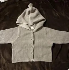 petit main フード付きポンチョ 80