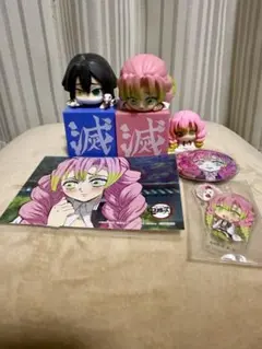 鬼滅の刃 ひっかけフィギュア 甘露寺蜜璃 伊黒小芭内 セット