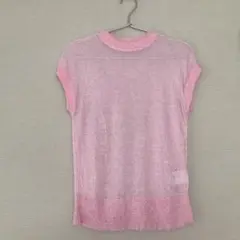 DRESSTERIOR ドレステリア　クルーネック 半袖カットソー ピンクのサムネイル