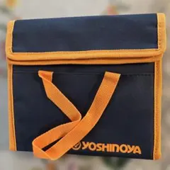 【新品未使用】レア　吉野家　保冷バッグ ランチバック　ネイビー　ノベルティ