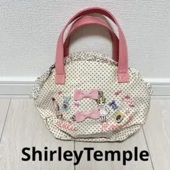 ShirleyTemple キッズ ハンドバッグ ドット柄リボン 刺繍 レトロのサムネイル