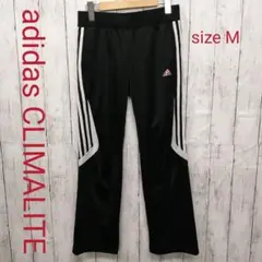 adidas CLIMALITE トラックパンツ size M ブラック