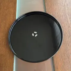 黒漆器円形盆