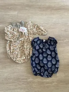 OLDNAVY 花柄ロンパース 80cm 2点セット