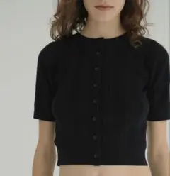 CLANE/クラネ/W FACE RIB KNIT CARDIGANのサムネイル