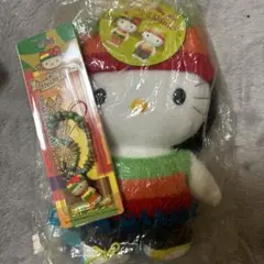 ハローキティ ぬいぐるみ キーホルダー付き　レゲエ