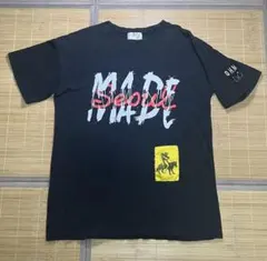 【JOLLY CLAN】ストリートプリントTシャツ ブラック OHMリング装飾