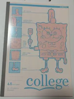 スポンジボブ college ノート B5