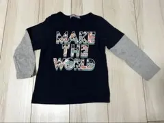 重ね着風　ロンT【110】